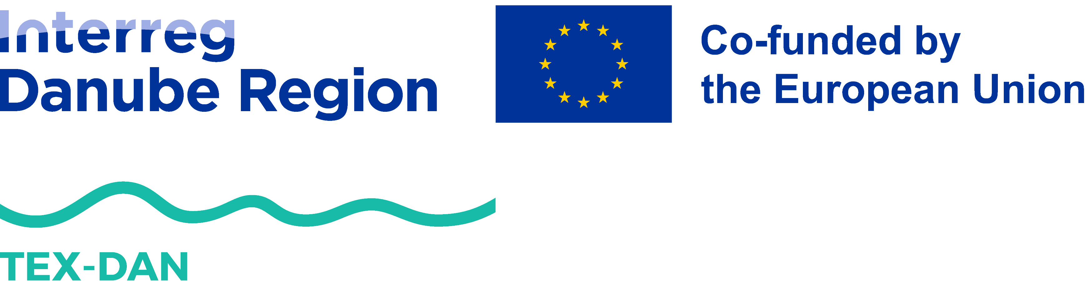 Interreg Danube Region — TEX-DAN, spolufinancované Európskou úniou